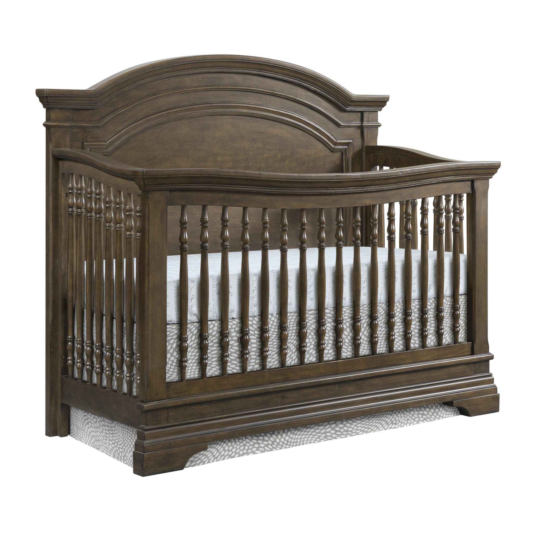 Olivia Arch Top Convertible Crib Rosewood Westwoodbaby